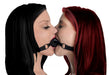 Doppleganger Silicone Double Mouth Gag Black | SexToy.com