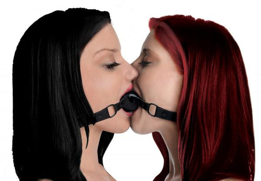 Doppleganger Silicone Double Mouth Gag Black | SexToy.com