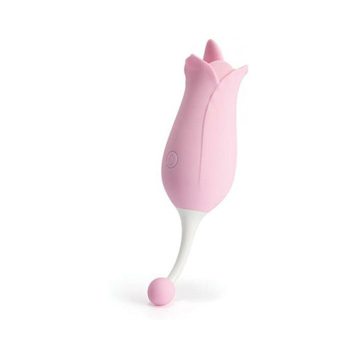 Dora Rose Toy Clit Vibrator & Tongue Licker - Pink - SexToy.com