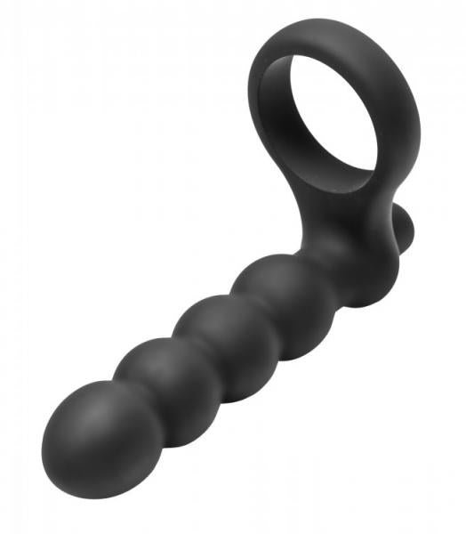 Double Fun Cock Ring With Double Penetration Vibe | SexToy.com