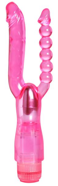 Double Trouble DP Vibe Pink | SexToy.com