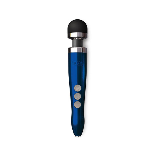 Doxy Die Cast 3r Rechargeable Compact Wand Vibrator Blue Flame - SexToy.com