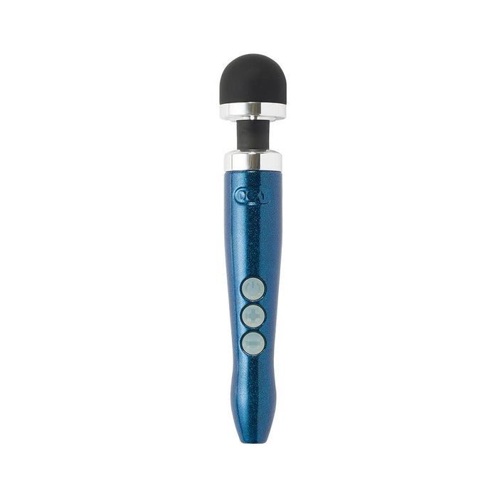 Doxy Die Cast 3r Rechargeable Compact Wand Vibrator Blue Flame - SexToy.com