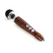 Rechargeable Doxy Die Cast 3R wand massager with tiger stripe design and three-button control panel.