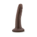 Compact 5.5 inch vanilla-colored dildo with suction cup base, smooth texture, and realistic shape for versatile use.