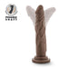 Brown silicone dildo with suction cup base and posable shaft shown in multiple angled positions.