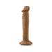 Realistic 6-inch vanilla-colored dildo with suction base, smooth texture, and detailed design for lifelike experience.