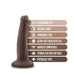 Dr. Skin Plus Posable Dildo 5 In. Chocolate - SexToy.com