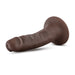 Dr. Skin Plus Posable Dildo 5 In. Chocolate - SexToy.com