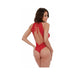 Dreamgirl Eyelash Lace Halter Teddy With High Tie-Neck Closure & Snap Crotch - SexToy.com