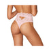 Dreamgirl High-waist Scallop Lace Panty With Keyhole Back Pink S | SexToy.com