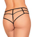 Dreamgirl Strappy Cheeky Panty with Center Front Lace Detail - SexToy.com