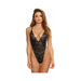 Dreamgirl Stretch Lace Teddy & Sheer Mesh Maxi Skirt With Adjustable Straps & G-String - SexToy.com