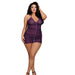 Dreamgirl Stretch Mesh Chemise with Shirring details - SexToy.com