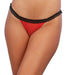 Dreamgirl Stretch Mesh Panty with Lace Ruffle Trim and Open-Back Heart Detail - SexToy.com
