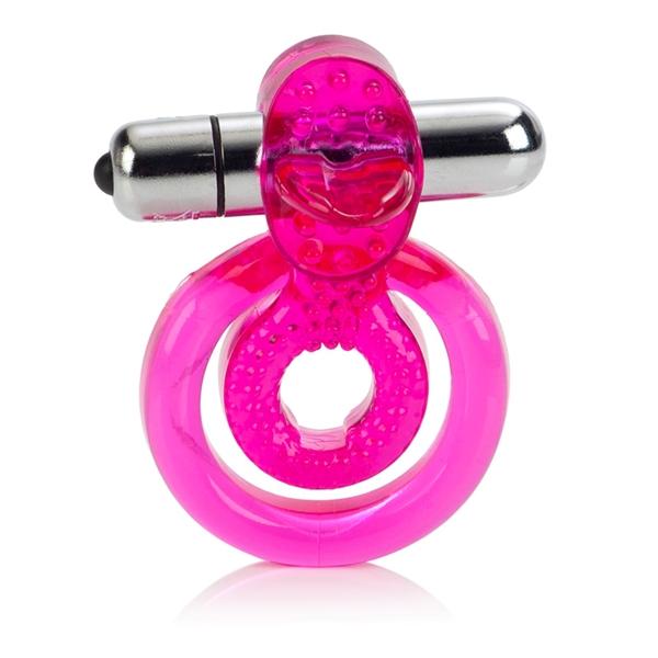 Dual Clit Flicker With Removable Waterproof Stimulator Pink | SexToy.com