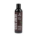 8 oz bottle of Earthly Body Hemp Seed Massage and Body Oil in Guavalava scent with dark brown label and black cap.