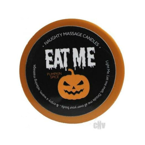 Eat Me Pumpkin Spice Massage Candle - SexToy.com