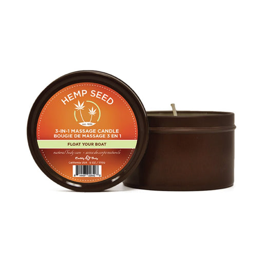 Eb Hemp Seed 3-in-1 Massage Candle Float Your Boat - SexToy.com