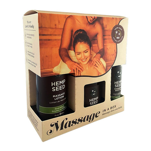 EB Hemp Seed Massage In A Box Gift Set - SexToy.com