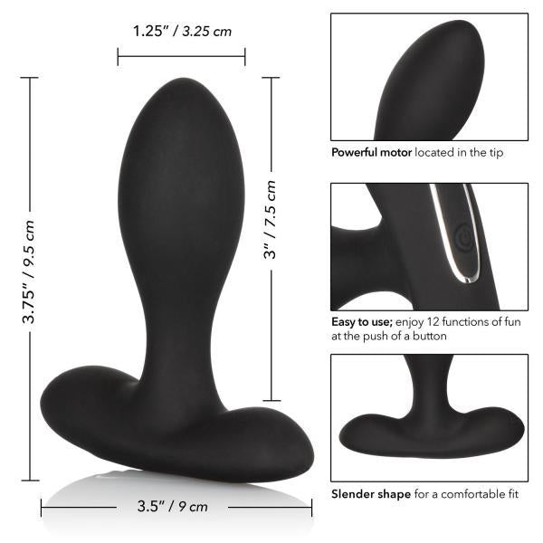 Eclipse Slender Probe Black Anal Plug | SexToy.com