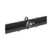 Close-up of black anodized aluminum Edge Adjustable Spreader Bar with metal attachment points and logo visible.