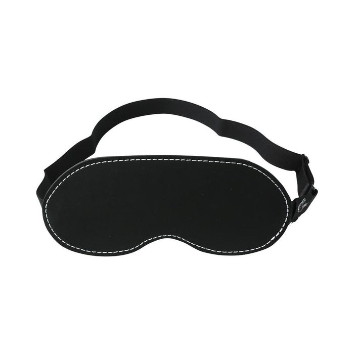 Edge Leather Blindfold Black OS | SexToy.com