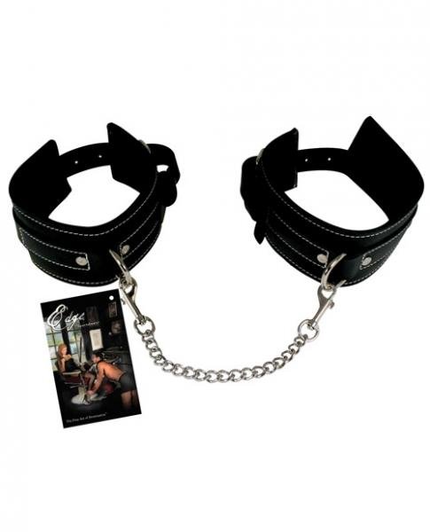 Edge Leather Wrist Restraints Black | SexToy.com