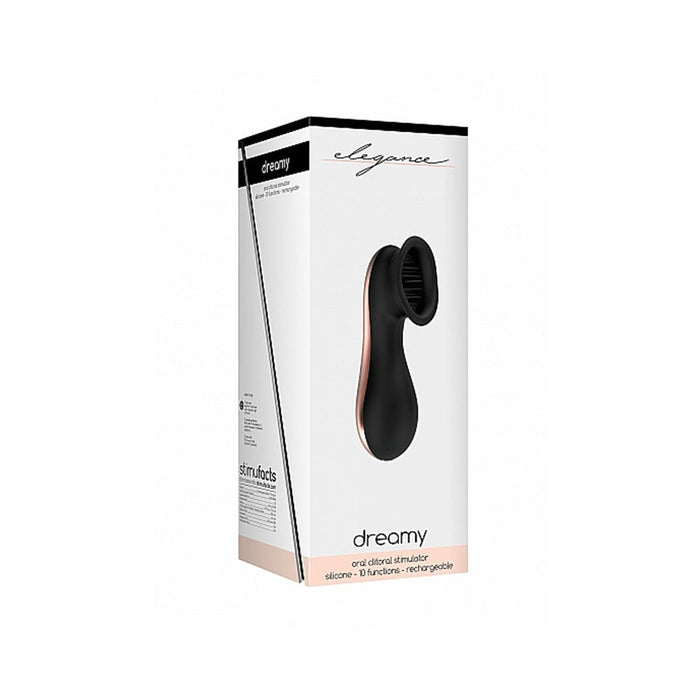 Elegance Dreamy Oral Clitoral Stimulator - Black | SexToy.com