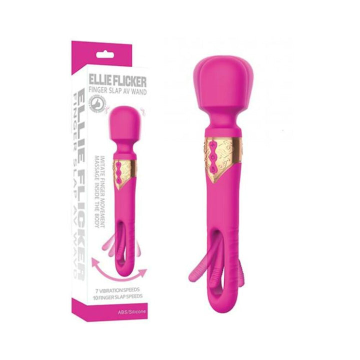 Ellie Flicking Wand - Hot Pink - SexToy.com