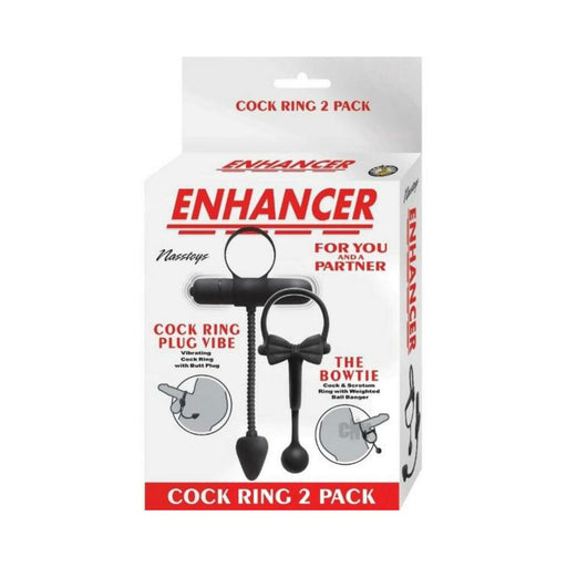 Enhancer Cockring 2 Pack Black | SexToy.com