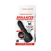 Packaging of Enhancer Ultimate Blow Job in black, featuring 10 functions, flickering tongue, and USB rechargeable design.