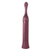 Eroscillator 2 Plus clitoral stimulator in plum color with textured handle and unique oscillating head attachment.