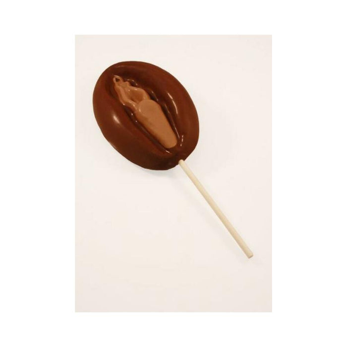 Erotic Chocolate Super Vagina with Stick Lollipop - SexToy.com