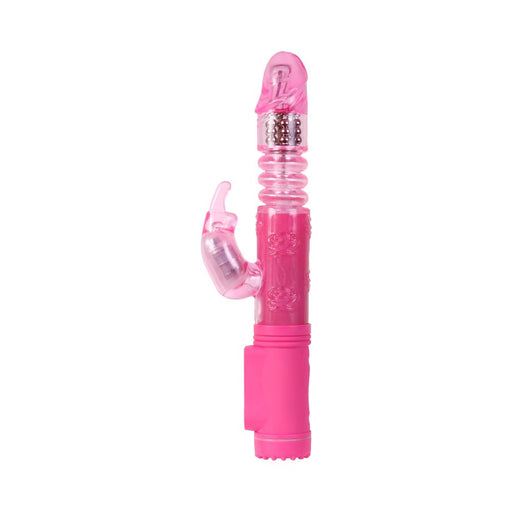 Eve's First Thruster Rabbit Pink Vibrator - SexToy.com