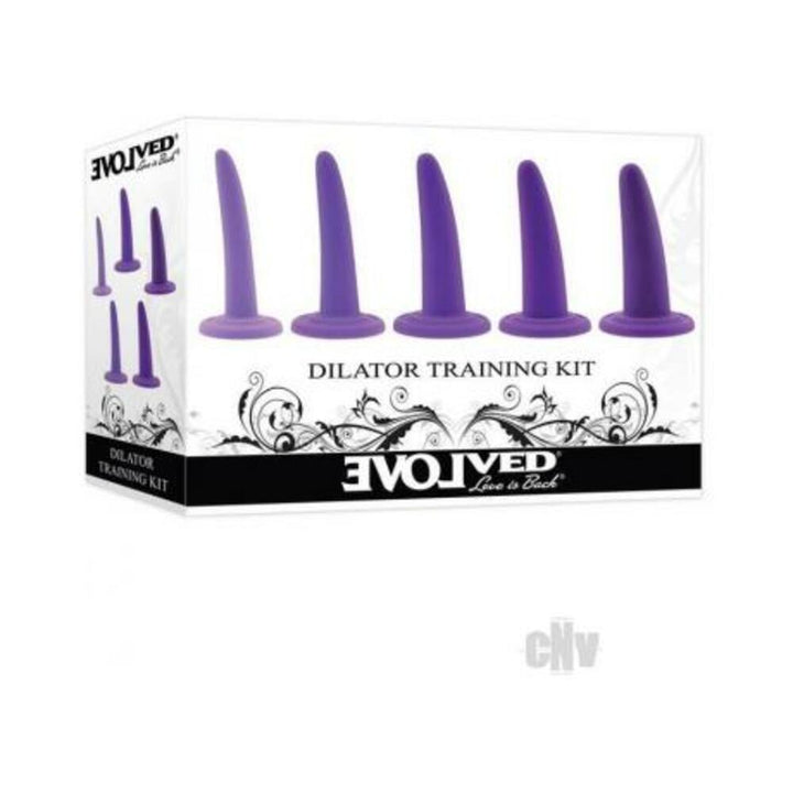 Evolved 5-piece Silicone Dilator Training Kit Purple | SexToy.com