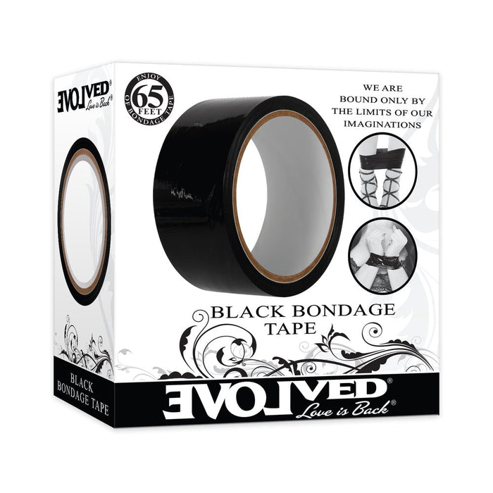 Evolved Bondage Tape 65 Ft. Black - SexToy.com