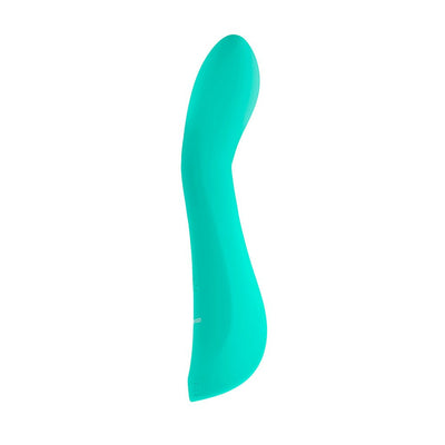 Evolved Come With Me Rechargeable 'come Hither' Silicone Vibrator Green - SexToy.com