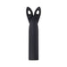 Black silicone bunny ear sleeve attachment for Evolved Four Play Kit vibrator.