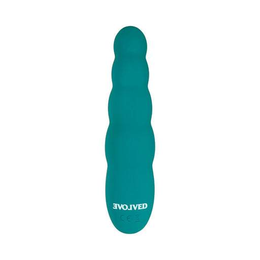 Evolved G-spot Perfection Silicone Rechargeable Teal - SexToy.com
