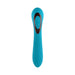 Evolved Heads Or Tails Rechargeable Silicone Vibrator Teal - SexToy.com