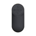Black remote control with power and intensity buttons for Evolved Kong rechargeable anal plug.