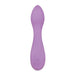 Purple ergonomic G-spot vibrator with smooth curved shape and one-button control on a white background.