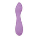 Purple ergonomic G-spot vibrator with curved shape and single-button control, designed for versatile and comfortable use.