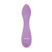 Purple ergonomic G-spot vibrator with a curved, bulbous tip and smooth silicone finish.