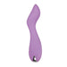 Purple ergonomic G-spot vibrator with curved shape and smooth silicone finish, designed for targeted pleasure.