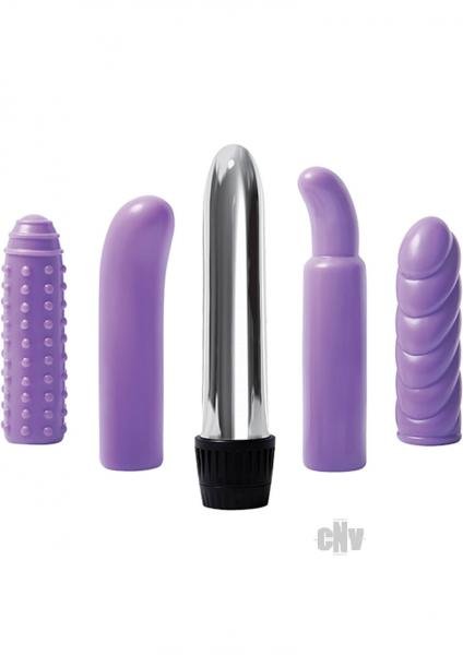 Evolved Multi Sleeve Vibrator Kit Purple | SexToy.com