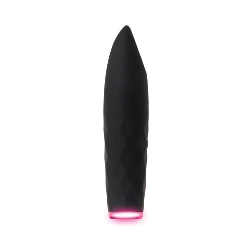 Evolved On The Spot Bullet 7 Function Rechargable Silicone Waterproof Black - SexToy.com