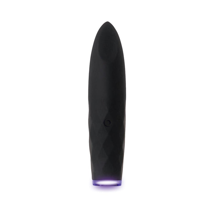 Evolved On The Spot Bullet 7 Function Rechargable Silicone Waterproof Black - SexToy.com