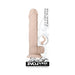 Realistic 9.5 inch poseable dildo with veins and suction base in natural skin tone by Evolved